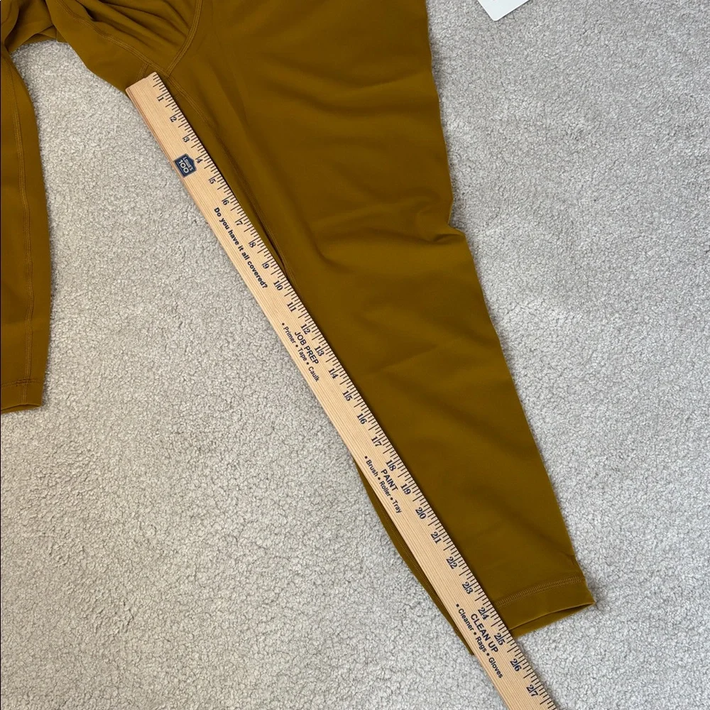 Lululemon Wunder Under Train High Rise 25” Leggings Gold Spice Workout Womens 14 - Picture 12 of 16